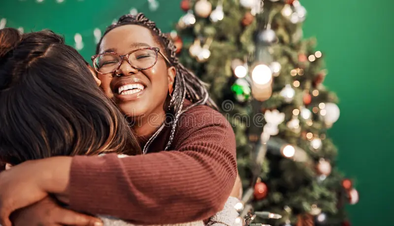 friends-hug-christmas-tree-festive-holiday-celebration-as-happy-woman-home-female-people-together-bonding-326105171